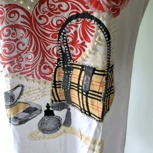 Me & Me Italian-Designed Embellished T-Shirt